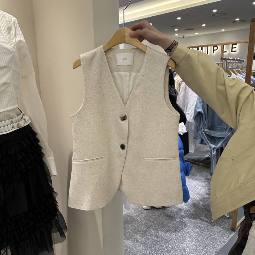 SOF東大門直郵女裝新品真品熱賣26春夏人氣推薦休閑時尚馬甲SOF馬甲