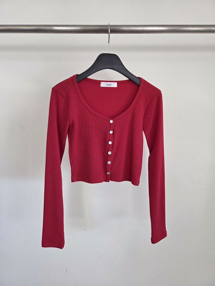 VERANDA韓國直郵女士新品26春夏熱賣休閑推薦職業長袖T恤VERANDA長袖T恤