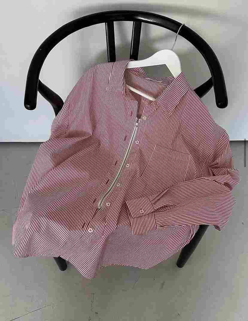 BYRING韓國東大門代購女裝新款熱賣休閑推薦襯衫蕾絲衫拉鏈BYRING襯衫/蕾絲衫