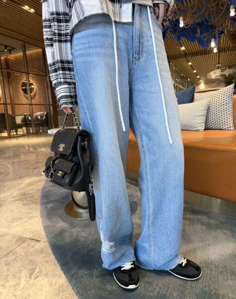 LAVIEU韓國代購女裝新品休閑26春夏職業熱賣人氣推薦牛仔褲LAVIEU牛仔褲