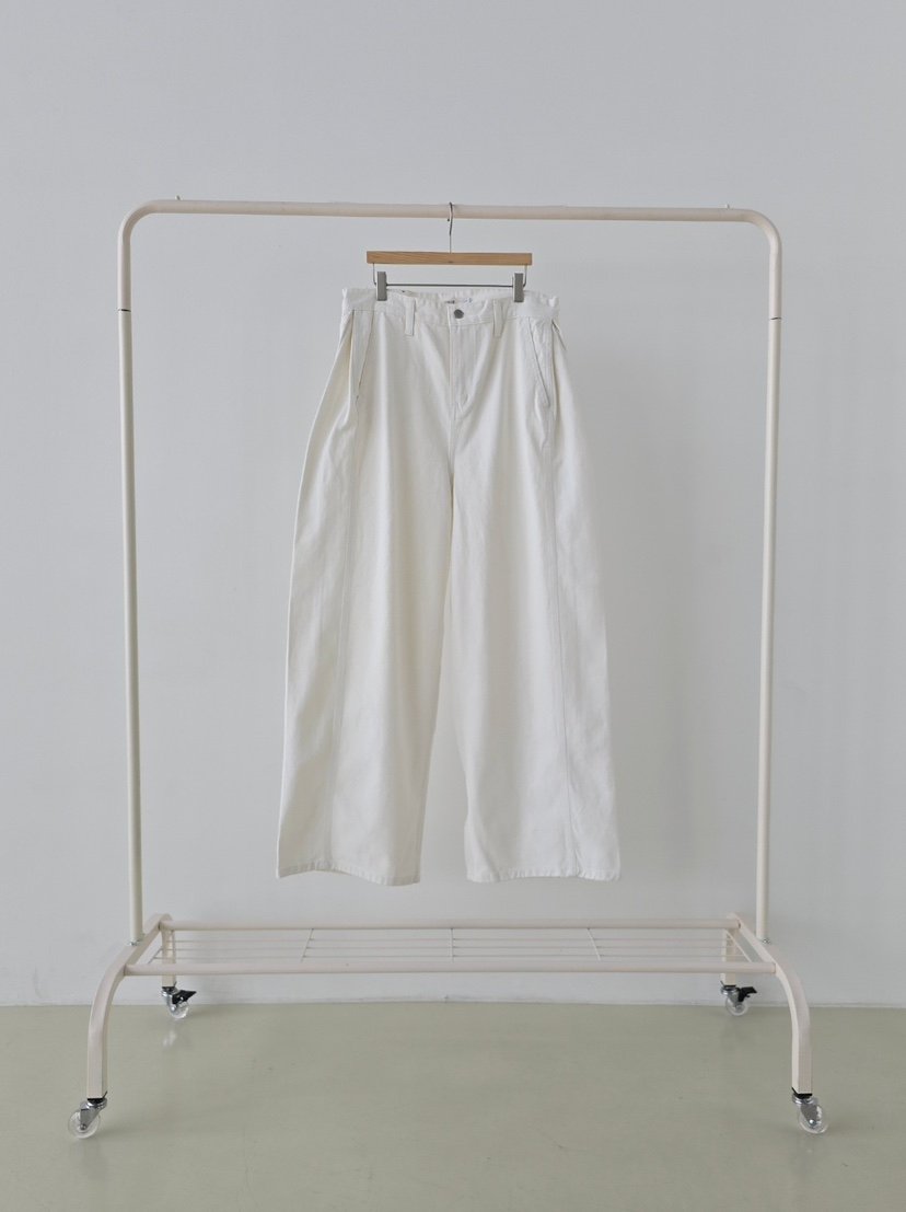 J SHOP韓國直郵女士新品休閑熱賣人氣26春夏職業牛仔褲褶裥J_SHOP牛仔褲