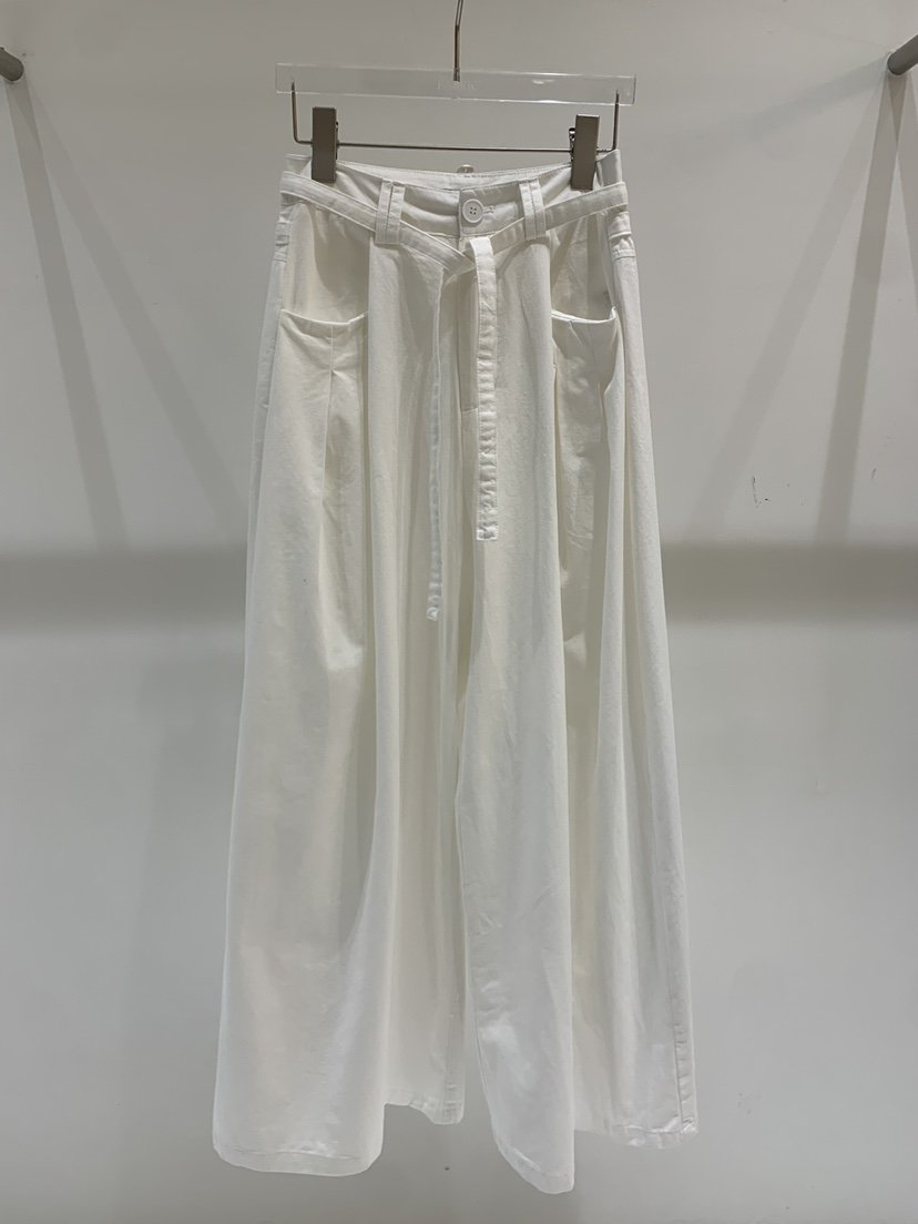 FABRIC韓國東大門直郵女裝新款時尚26春夏休閑休閑褲褶裥FABRIC休閑褲