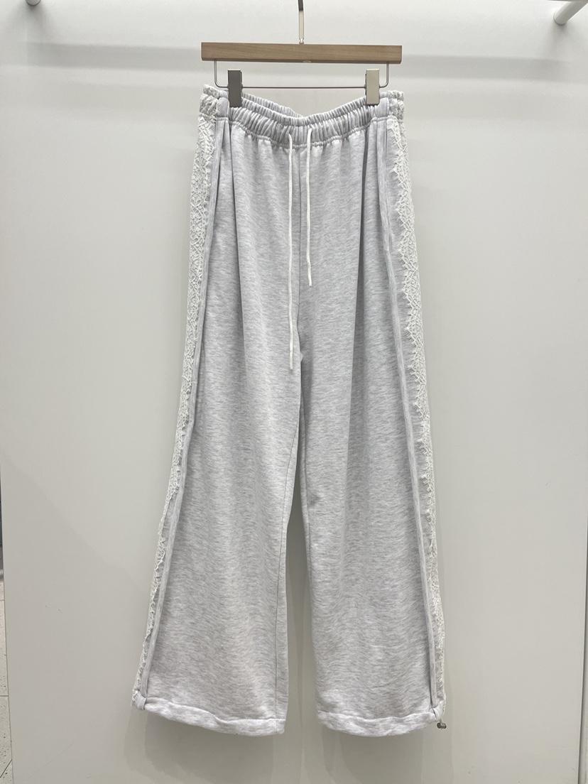 NYLON韓國東大門代購女士新款休閑推薦人氣26春夏休閑褲蕾絲NYLON休閑褲