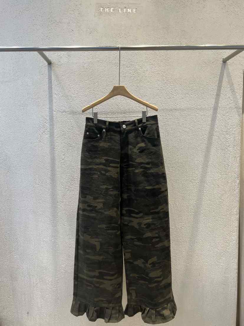 THE LINE-Q東大門實拍女士新品時尚職業人氣休閑褲迷彩THE LINE-Q休閑褲