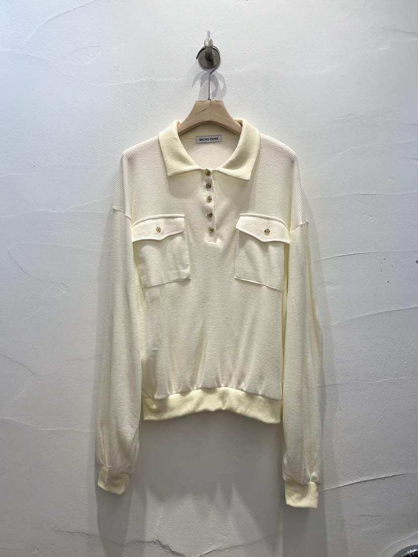 BROWN PAPER-S韓國東大門直郵女士新款26春夏時尚長袖T恤BROWN PAPER-S長袖T恤