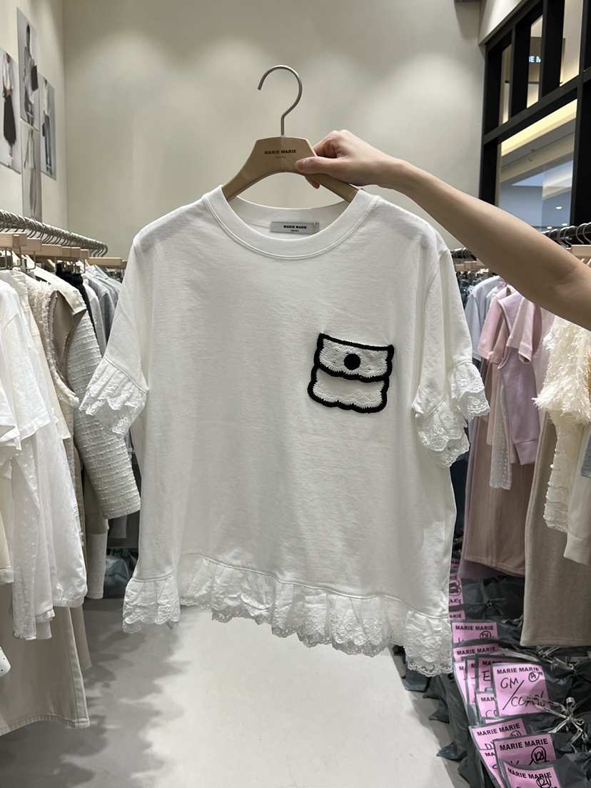 MARIE MARIE韓國直郵實拍女士新品熱賣職業26春夏推薦T恤MARIE MARIET恤