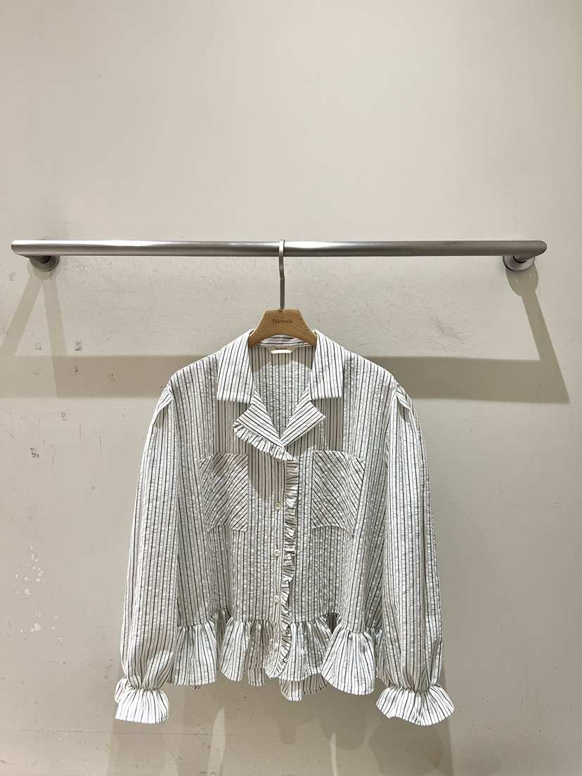 TERRACE韓國東大門直郵女士新款熱賣時尚人氣26春夏襯衫蕾絲衫TERRACE襯衫/蕾絲衫