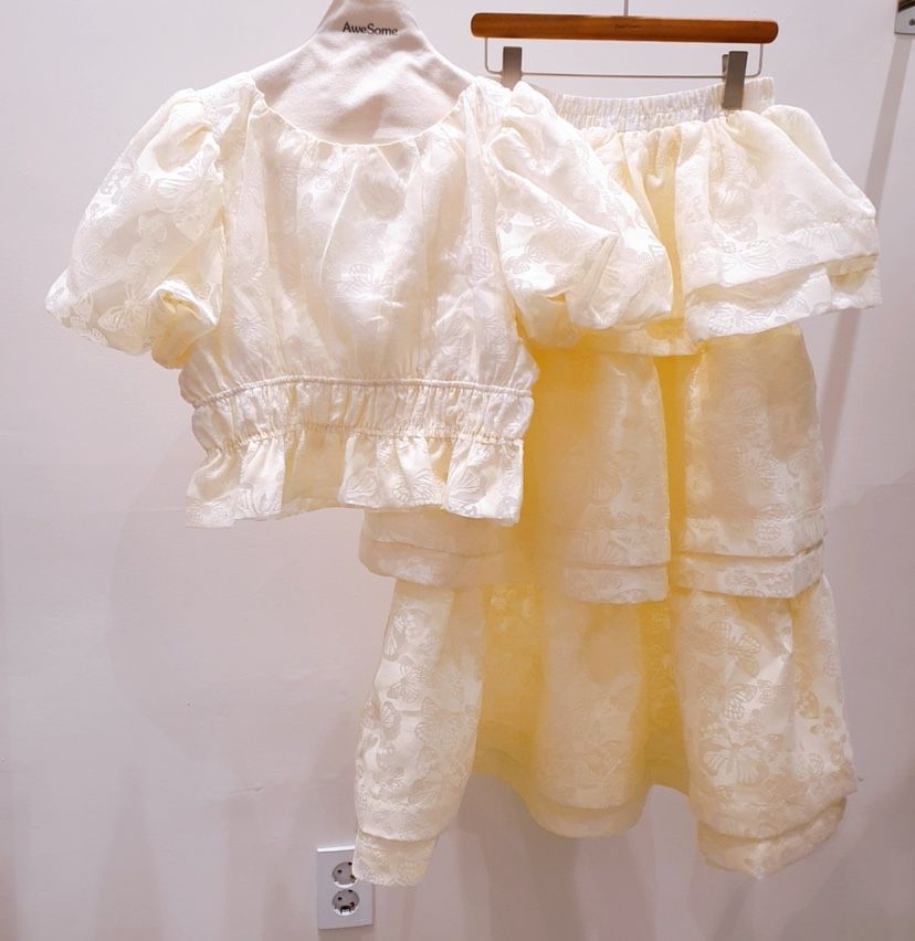 AWESOME-P韓國東大門直郵女裝新款休閑職業26春夏套裝兩件套AWESOME-P套裝