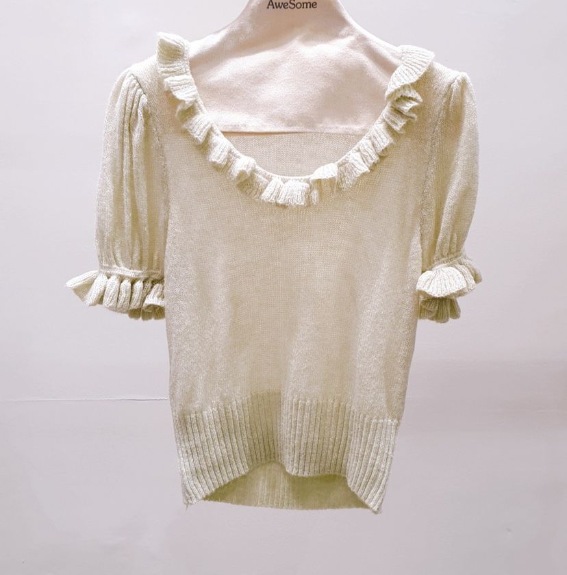 AWESOME-P韓國東大門直郵女士新品26春夏職業休閑針織衫AWESOME-P針織衫