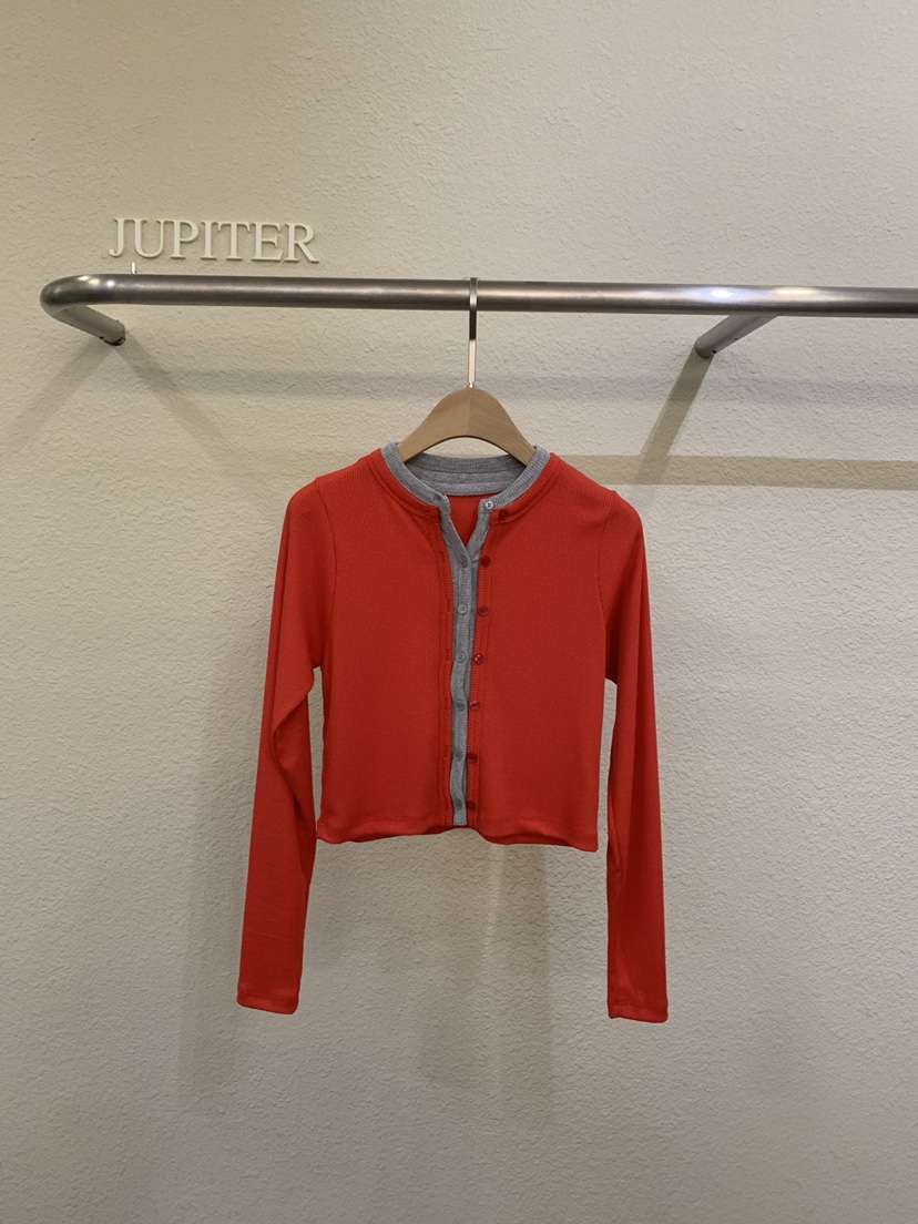 JUPITER韓國代購女裝新品熱賣人氣26春夏推薦休閑時尚針織衫JUPITER針織衫