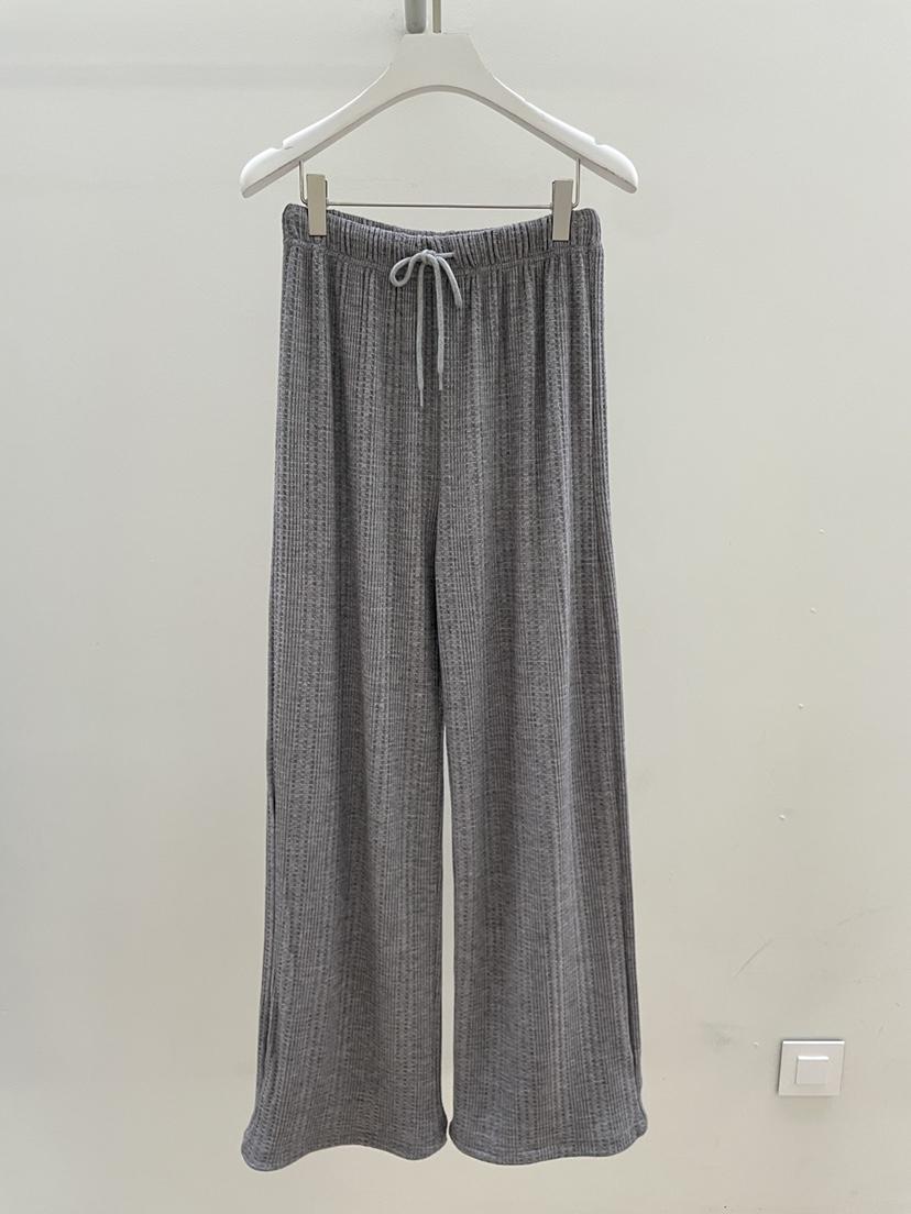 PEBBLE韓國直郵女裝新品推薦人氣休閑時尚熱賣休閑褲華夫格PEBBLE休閑褲