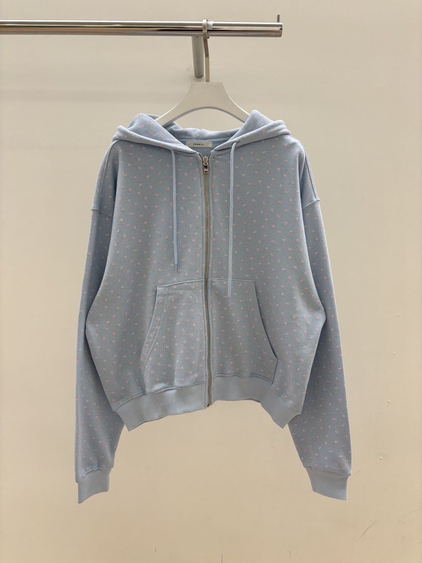 PEBBLE韓國直郵女士新品推薦熱賣時尚職業夾克連帽拉鏈衫PEBBLE夾克