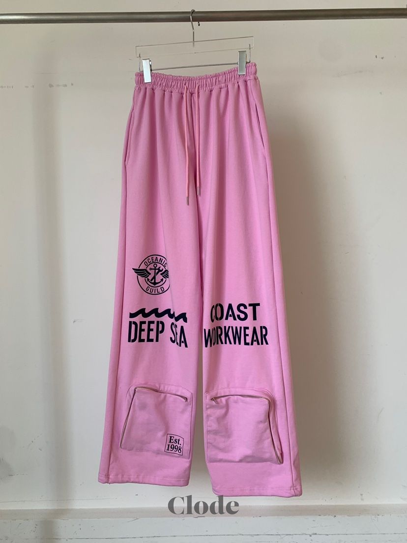 CLODE韓國東大門代購女裝新品推薦人氣職業26春夏休閑褲口袋CLODE休閑褲