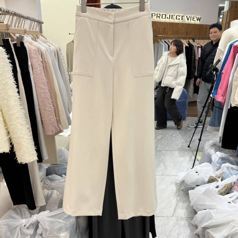 MADEMOISELL韓國直郵女裝新品人氣26春夏時尚休閑休閑褲口袋MADEMOISELL休閑褲