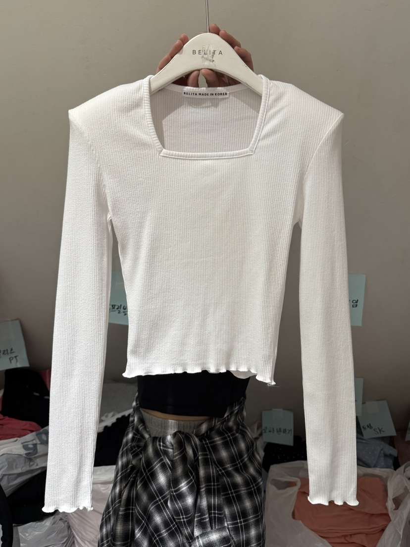 BELITA-L韓國東大門代購女裝新品人氣26春夏休閑長袖T恤BELITA-L長袖T恤