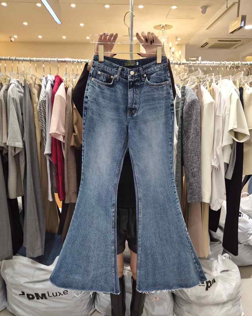 WORK SHOP韓國直郵女裝新款休閑人氣推薦26春夏時尚牛仔褲Work_shop牛仔褲