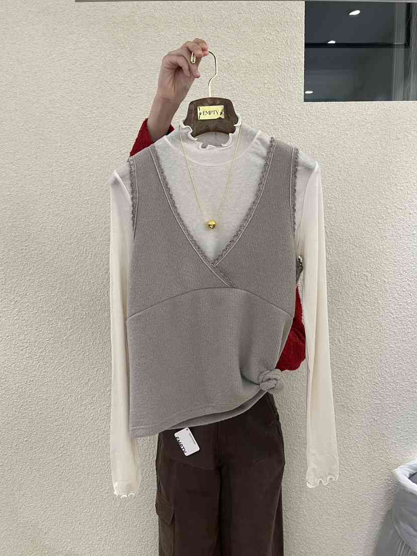 EMPTY韓國東大門代購女裝新品時尚職業熱賣吊帶背心不含內搭EMPTY吊帶/背心