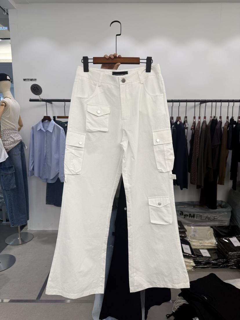 WATERMELON韓國東大門代購女士新品休閑26春夏休閑褲口袋WATER MELON休閑褲