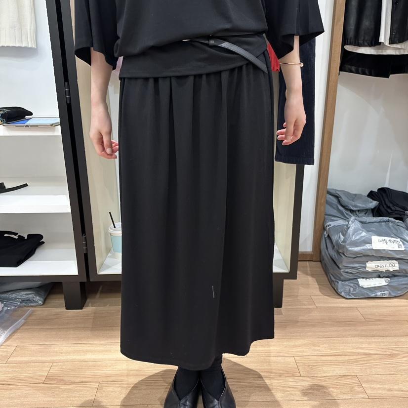 MUYBIEN韓國代購女士新品休閑26春夏推薦時尚熱賣長裙開衩MUYBIEN長裙