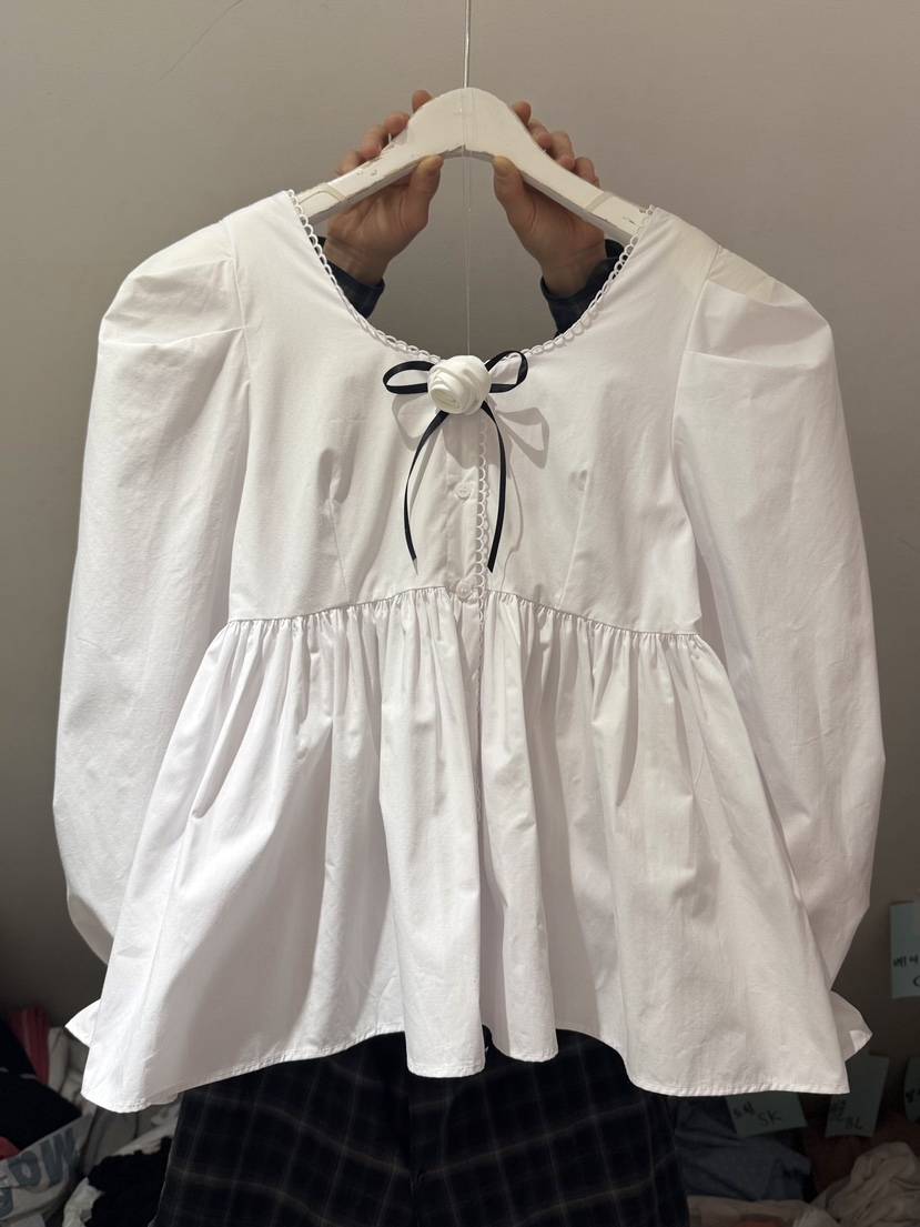 BELITA-L韓國直郵實拍女士新品26春夏推薦人氣襯衫蕾絲衫BELITA-L襯衫/蕾絲衫