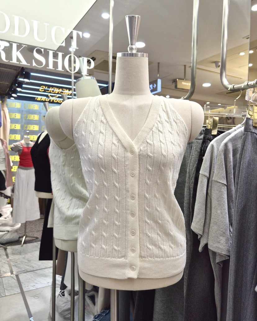 WORK SHOP韓國直郵實拍女裝新品休閑人氣26春夏職業馬甲Work_shop馬甲