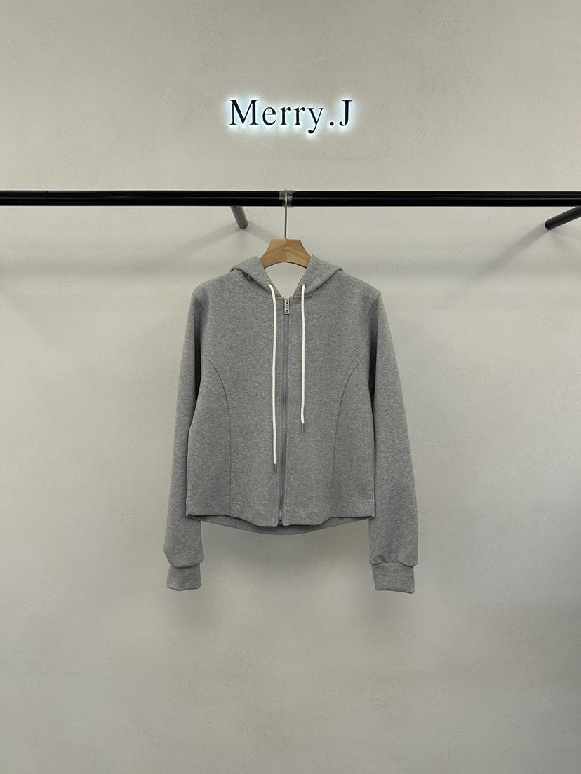 MERRY-J韓國代購女裝新品推薦時尚26春夏職業夾克連帽衫MERRY-J夾克