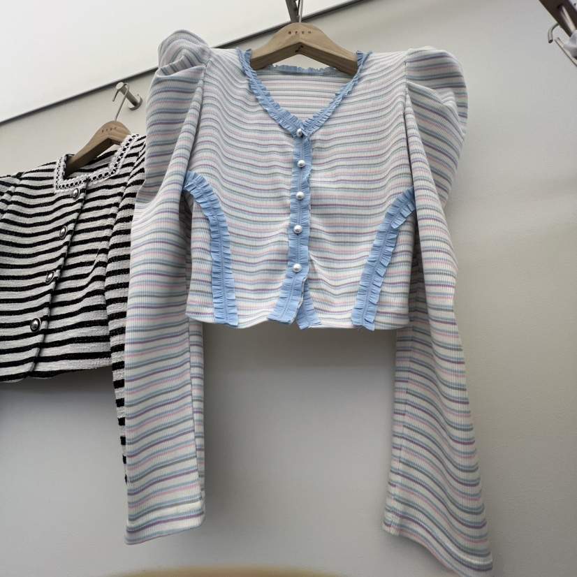 BEEN-A韓國直郵女士新款推薦休閑時尚人氣職業熱賣長袖T恤BEEN-A長袖T恤