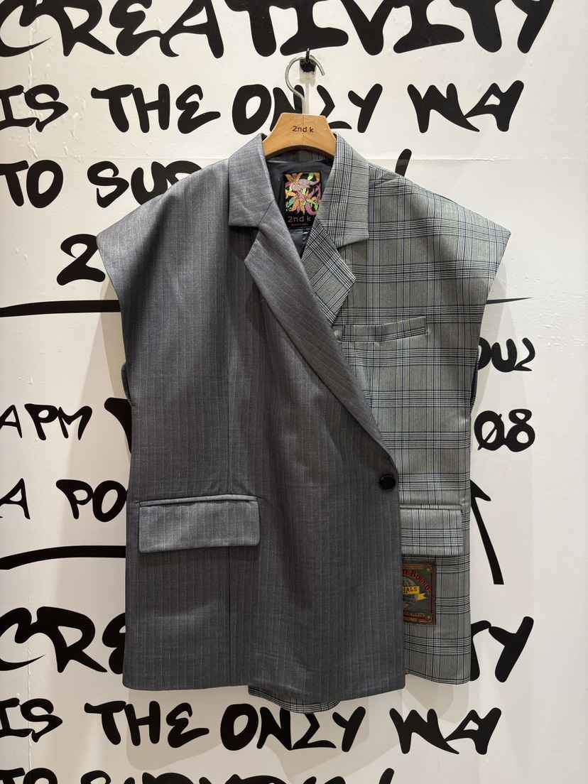 2ND K韓國東大門直郵女裝新品人氣休閑26春夏熱賣推薦馬甲2ND K馬甲