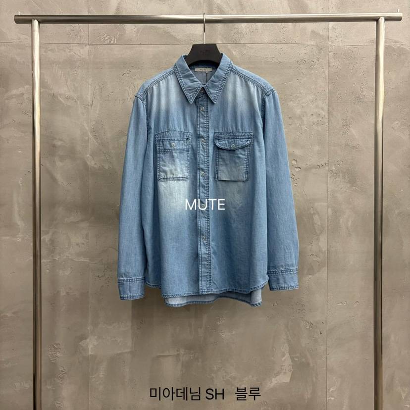 MUTE-P韓國代購女士新品人氣26春夏熱賣職業推薦襯衫蕾絲衫MUTE襯衫/蕾絲衫