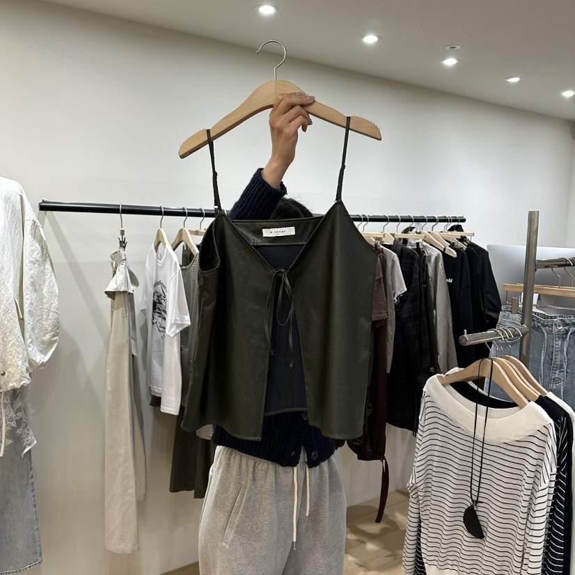 WINSOME韓國直郵實拍女裝新品職業時尚休閑熱賣26春夏吊帶背心WINSOME吊帶/背心
