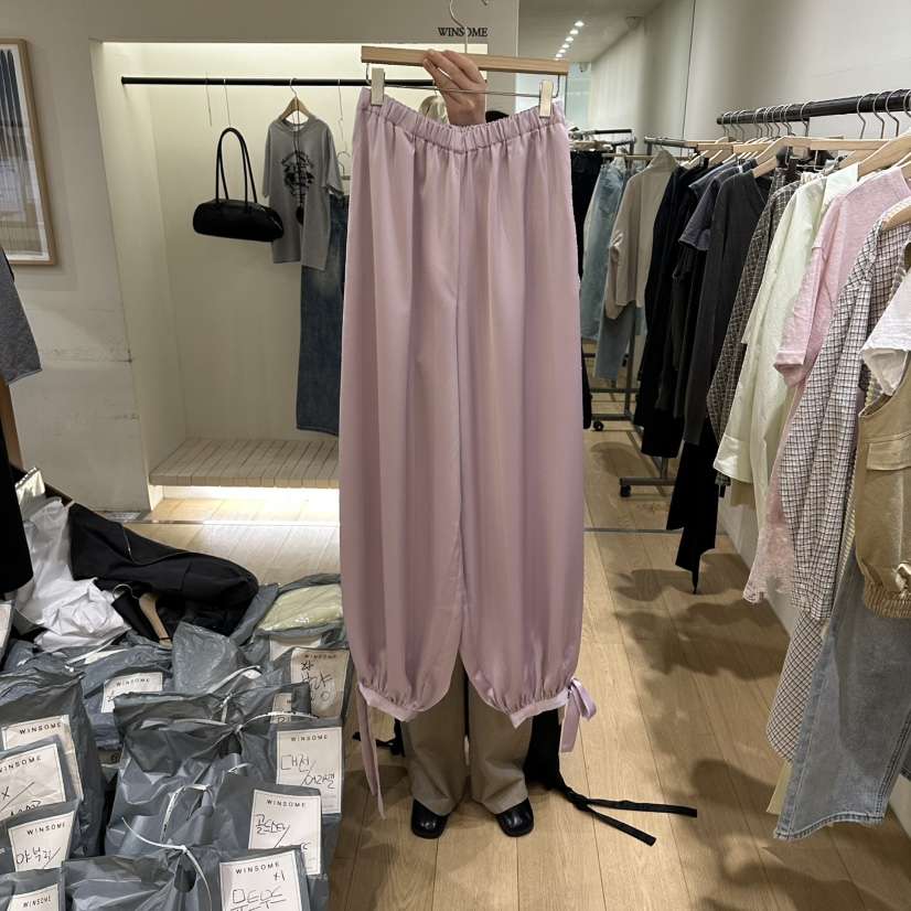 WINSOME韓國直郵實拍女裝新款26春夏推薦時尚人氣休閑休閑褲WINSOME休閑褲