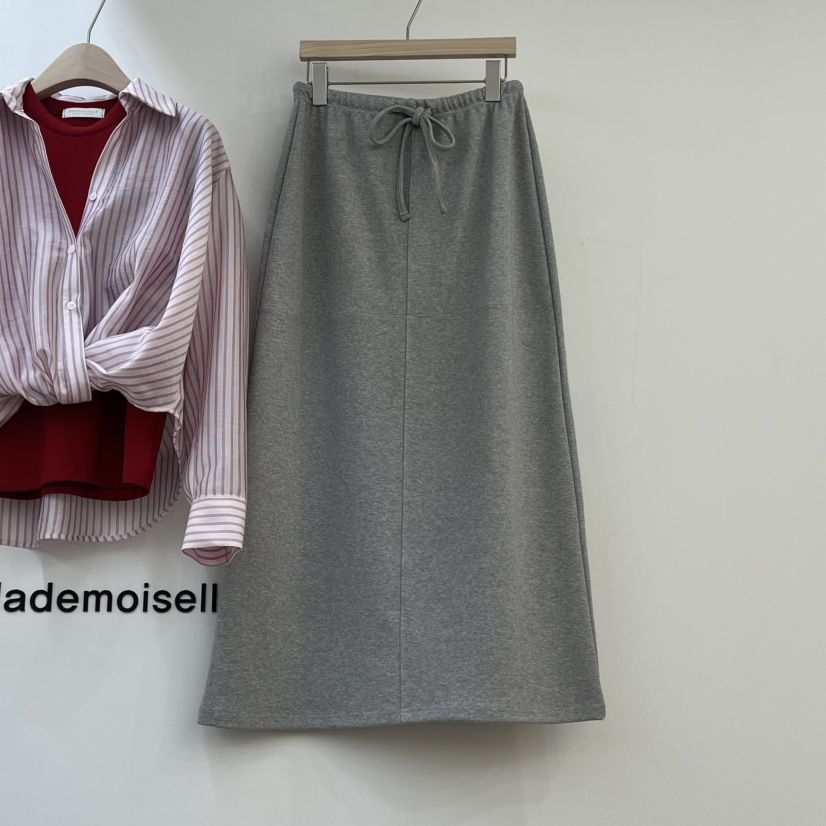 MADEMOISELL韓國東大門代購女士新品熱賣休閑推薦26春夏長裙MADEMOISELL長裙