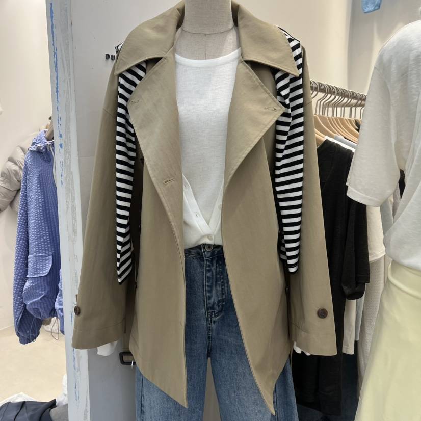 ORRD韓國直郵實拍女裝新款人氣熱賣26春夏時尚夾克不含披肩ORRD夾克