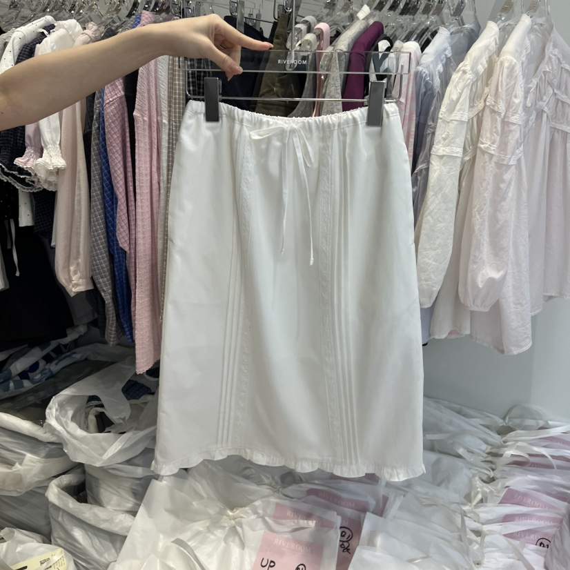 RIVEROOM韓國代購女裝新品26春夏休閑職業人氣半身裙中短裙RIVEROOM半身裙/中短裙