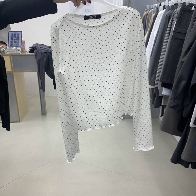 STAINLESS韓國東大門直郵女士新款推薦時尚熱賣26春夏長袖T恤STAINLESS長袖T恤