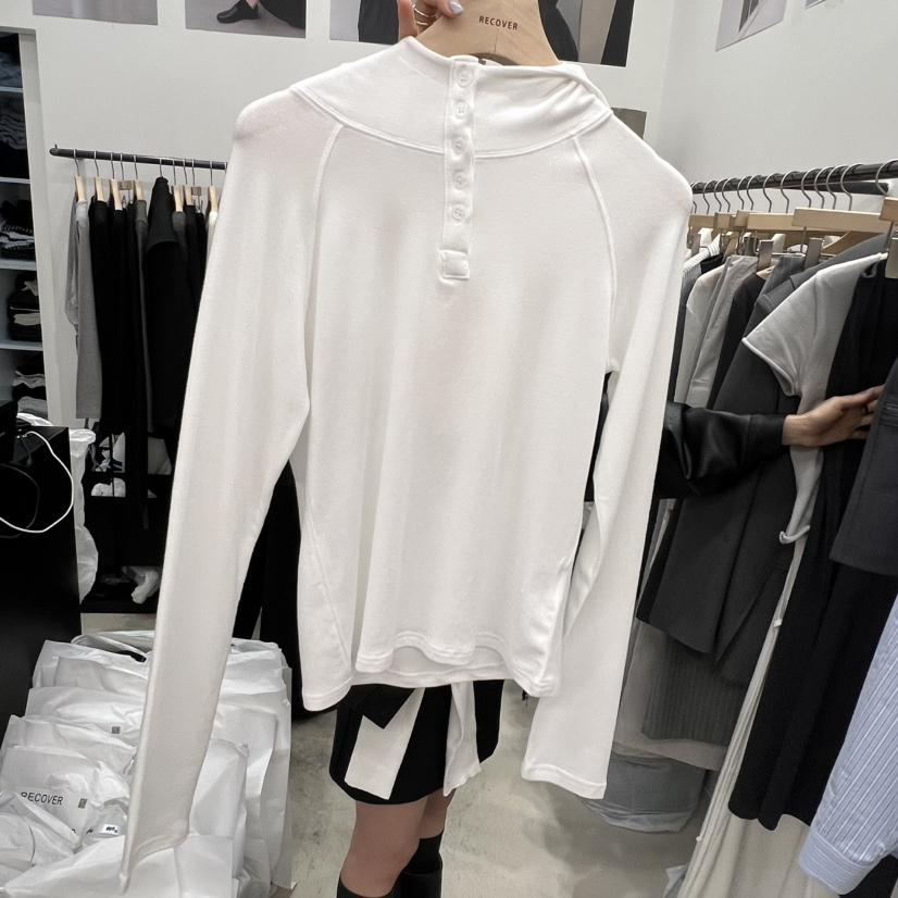 RECOVER韓國代購女士新款職業熱賣休閑時尚26春夏長袖T恤RECOVER/MOMENT長袖T恤