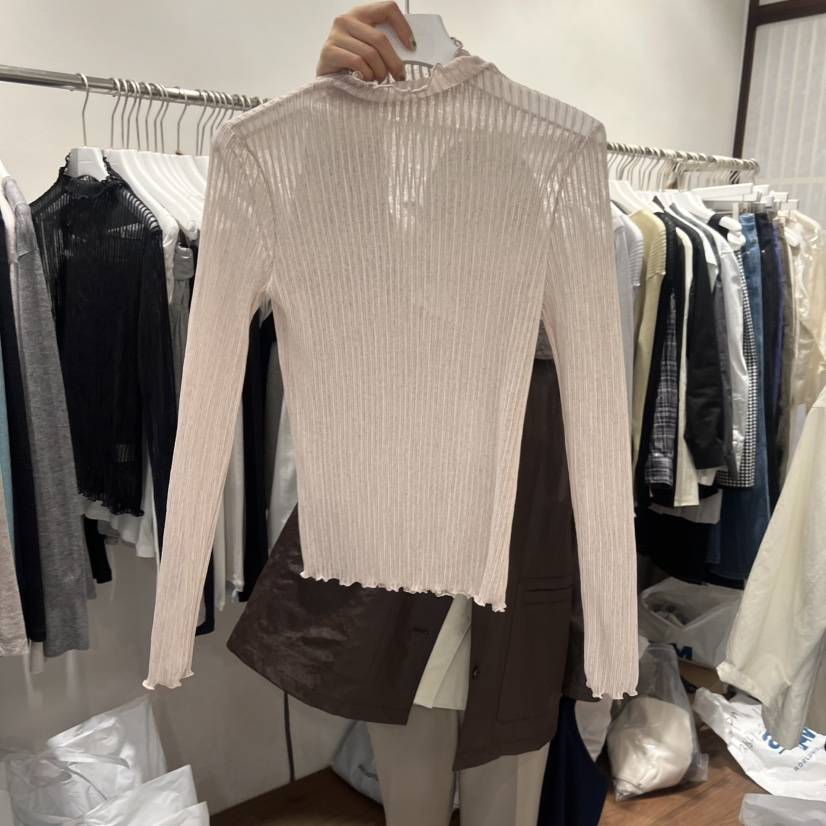 UNDERSTANDING韓國直郵實拍女裝新款26春夏熱賣休閑長袖T恤UNDERSTANDING長袖T恤