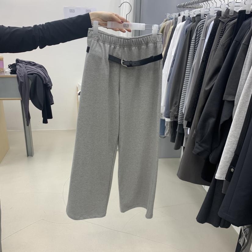 STAINLESS韓國代購女裝新品26春夏休閑熱賣休閑褲包含腰帶STAINLESS休閑褲