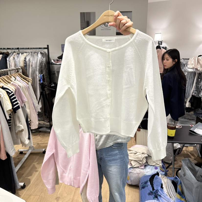 M.G.N韓國代購女裝新款推薦26春夏熱賣休閑人氣針織衫開衫MAGNET針織衫