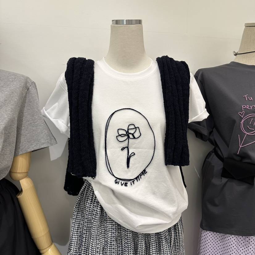 A.CES韓國直郵女裝新款26春夏人氣時尚推薦職業T恤不含披肩A.CEST恤