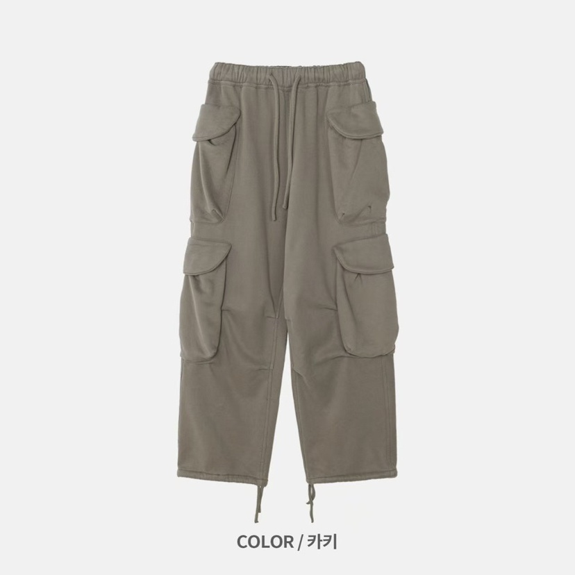 MOSCO韓國直郵女士新款職業休閑時尚推薦休閑褲男女同款口袋MOSCO休閑褲