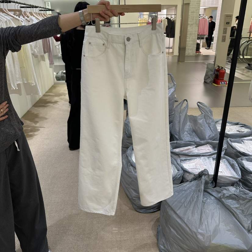 VEGETABLE韓國直郵女士新品26春夏推薦職業熱賣休閑褲條紋VEGETABLE休閑褲