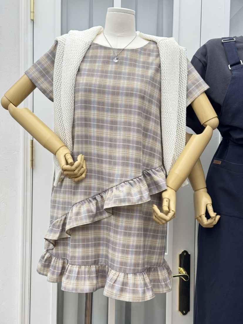 RE:FRESH-L東大門代購女士新品熱賣推薦休閑連衣裙不含披肩RE:FRESH連衣裙