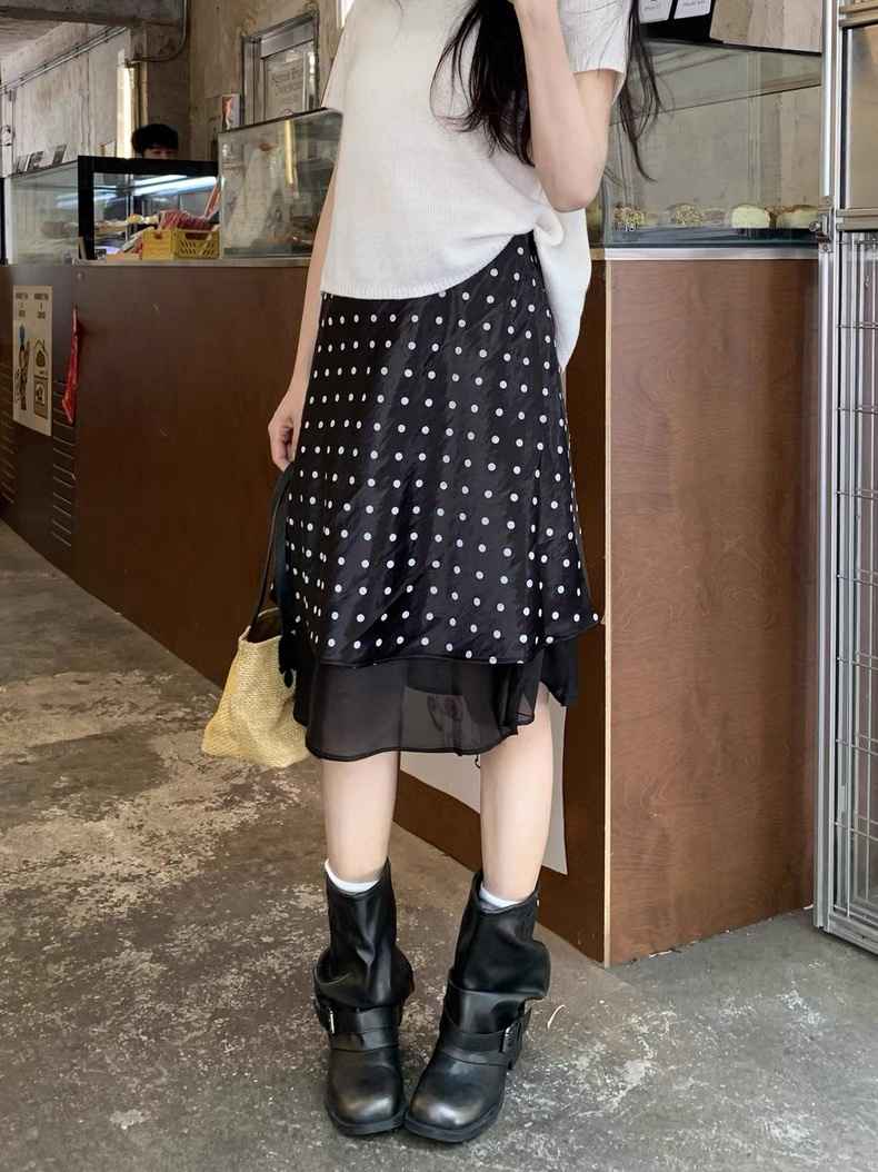 VIVANI韓國東大門代購女裝新款26春夏人氣時尚半身裙中短裙VIVANI半身裙/中短裙