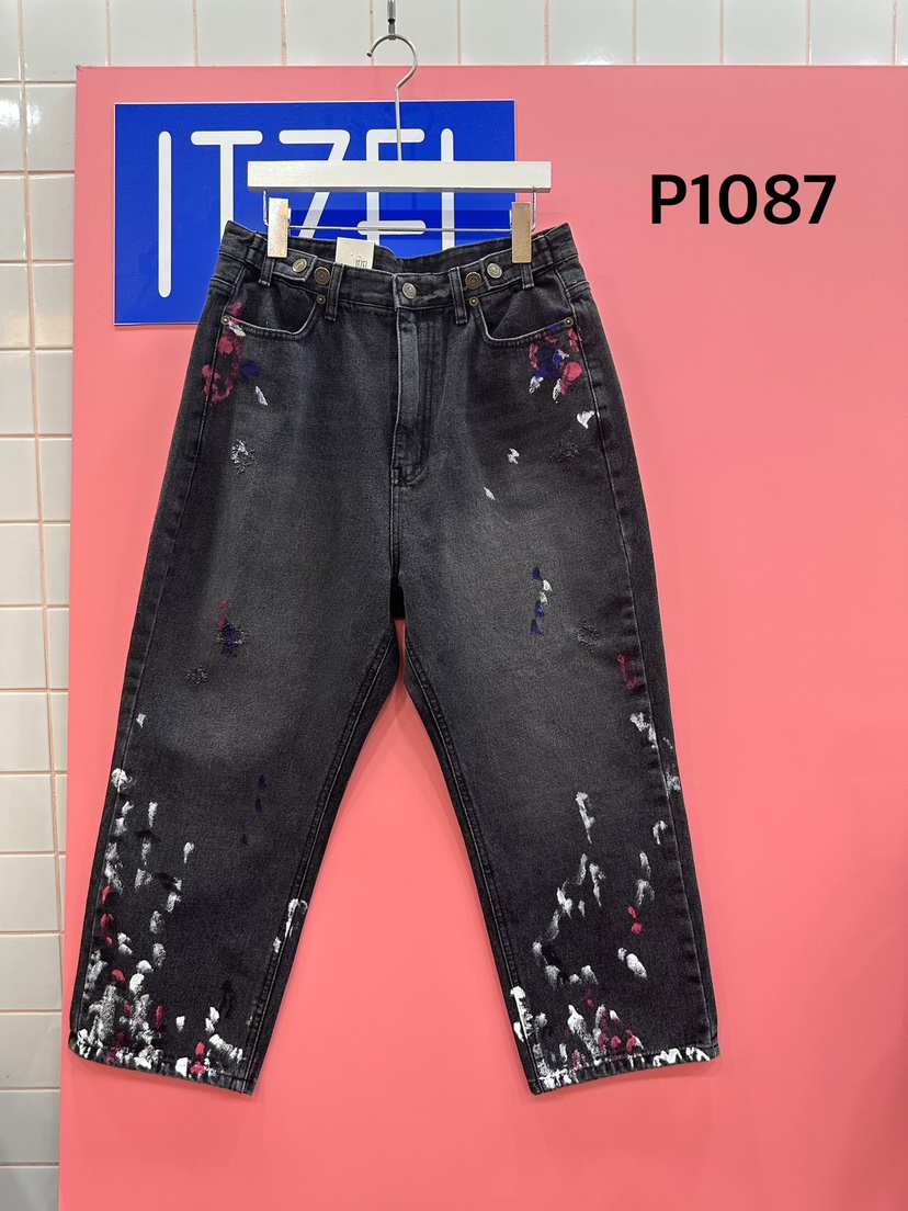 ITZEL東大門代購女士新款人氣職業熱賣26春夏休閑真品牛仔褲ITZEL牛仔褲