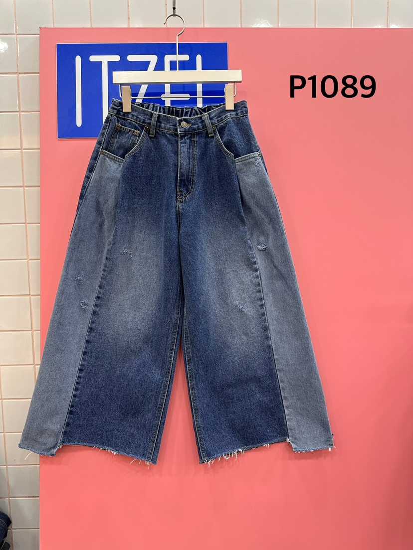 ITZEL韓國直郵女士新品休閑時尚推薦人氣職業26春夏牛仔褲ITZEL牛仔褲