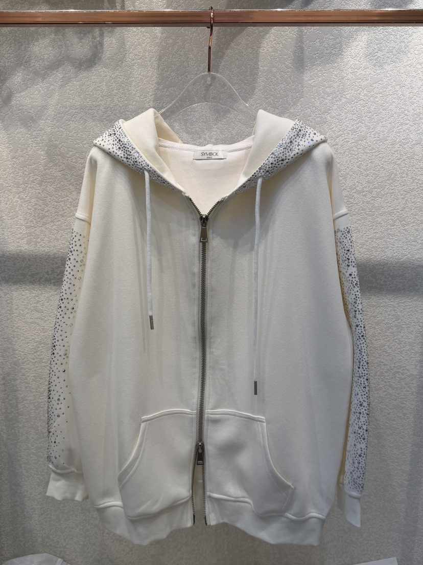 SYMBOL韓國代購女士新款休閑熱賣職業人氣夾克連帽拉鏈衫SYMBOL夾克