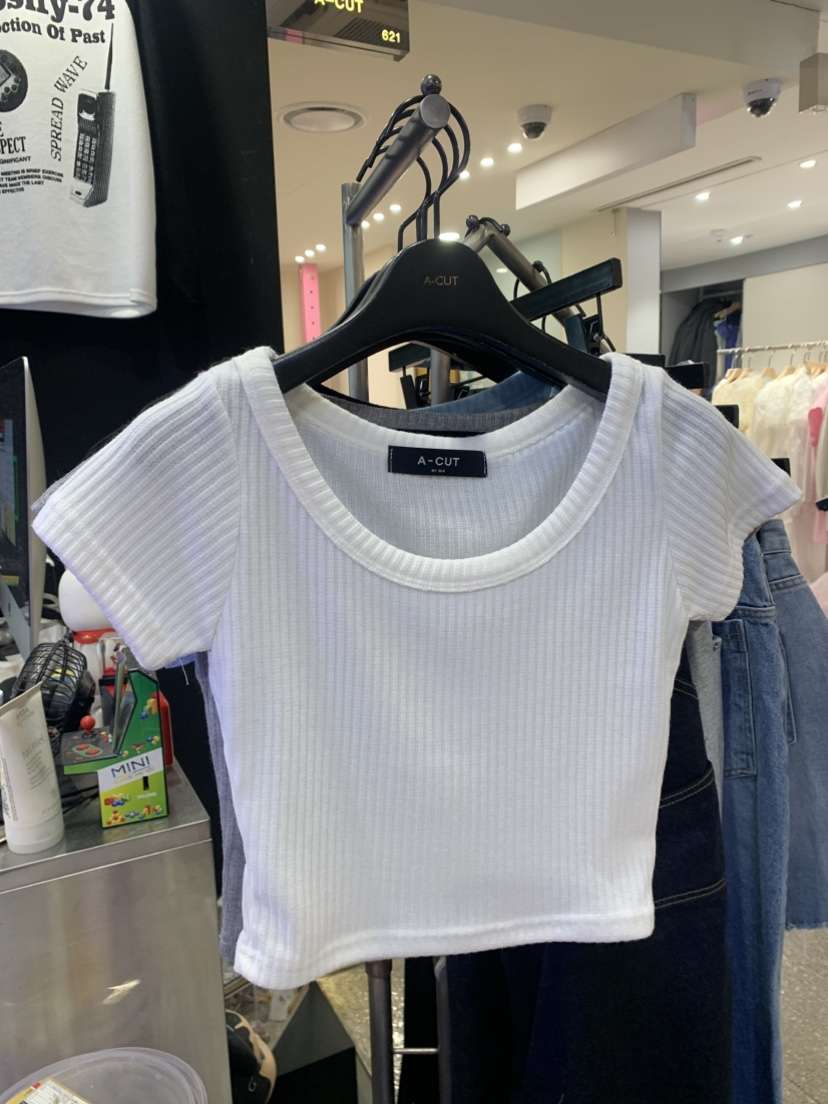 A-CUT韓國代購女士新款時尚26春夏職業熱賣人氣推薦休閑T恤A-CUTT恤