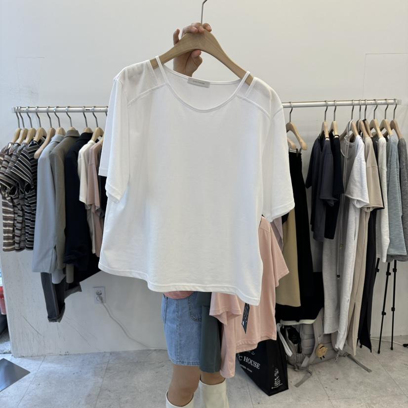 FUNNY POWDER東大門實拍女士新款休閑人氣真品熱賣職業T恤THE FUNNYT恤