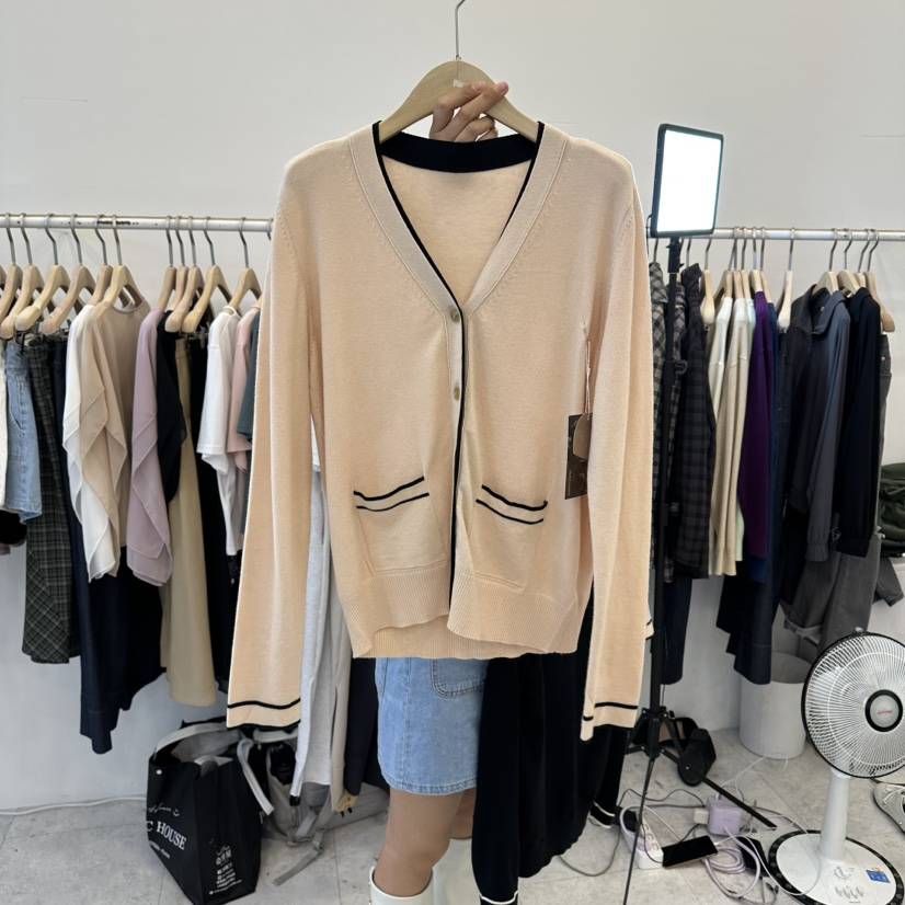 FUNNY POWDER東大門代購女裝新款26春夏推薦熱賣針織衫開衫THE FUNNY針織衫